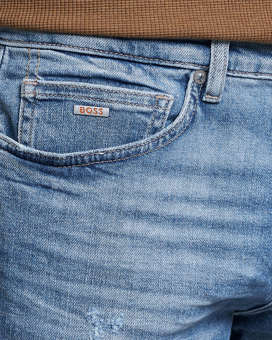 Mies | Shortsit | BOSS ORANGE | Delaware Denim Shorts Light Blue