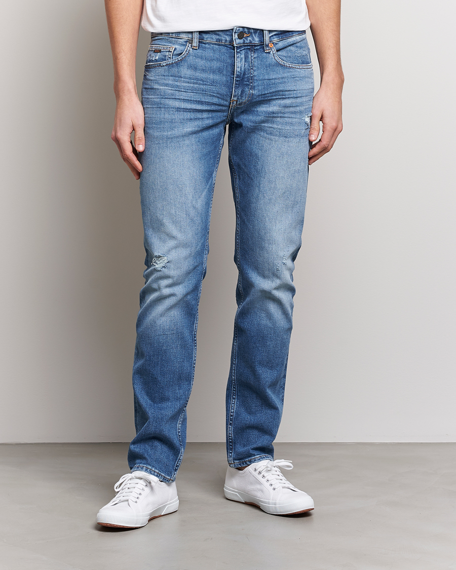 Mies |  | BOSS Casual | Delaware Stretch Jeans Light Blue