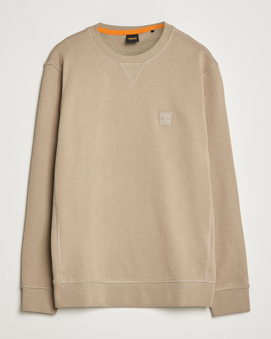 Mies | Puserot | BOSS ORANGE | Westart Logo Sweatshirt Medium Beige