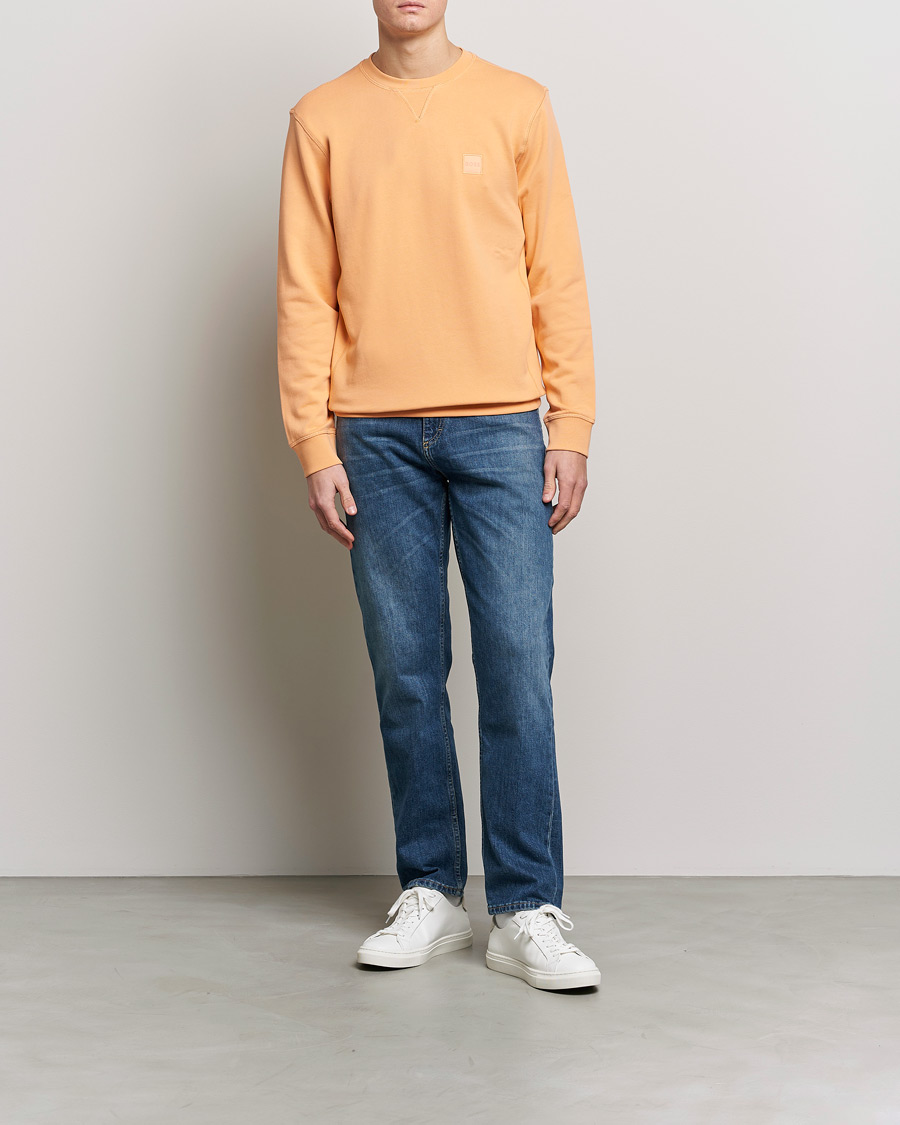 Mies | Puserot | BOSS ORANGE | Westart Logo Sweatshirt Pastel Orange