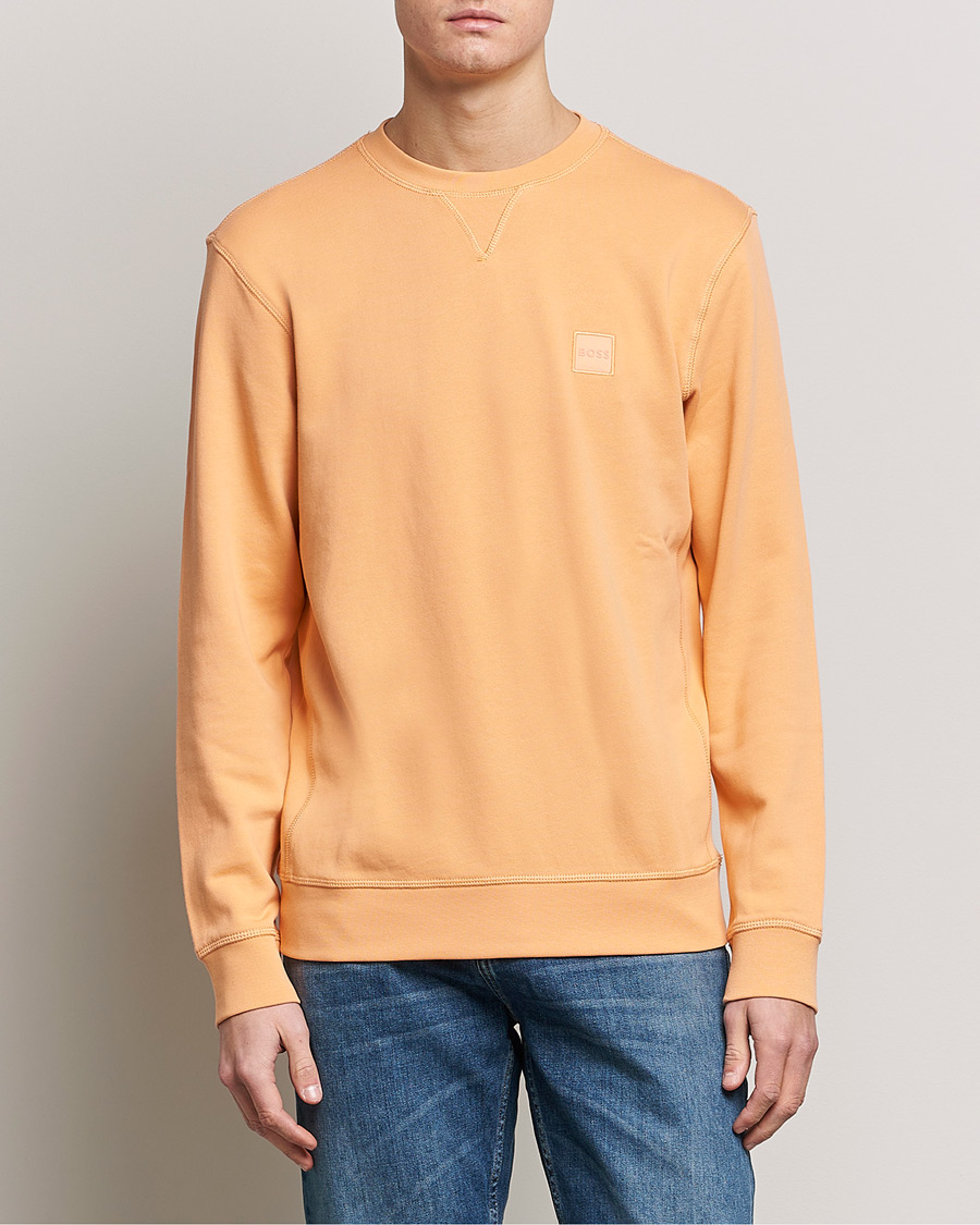 Mies |  | BOSS Casual | Westart Logo Sweatshirt Pastel Orange