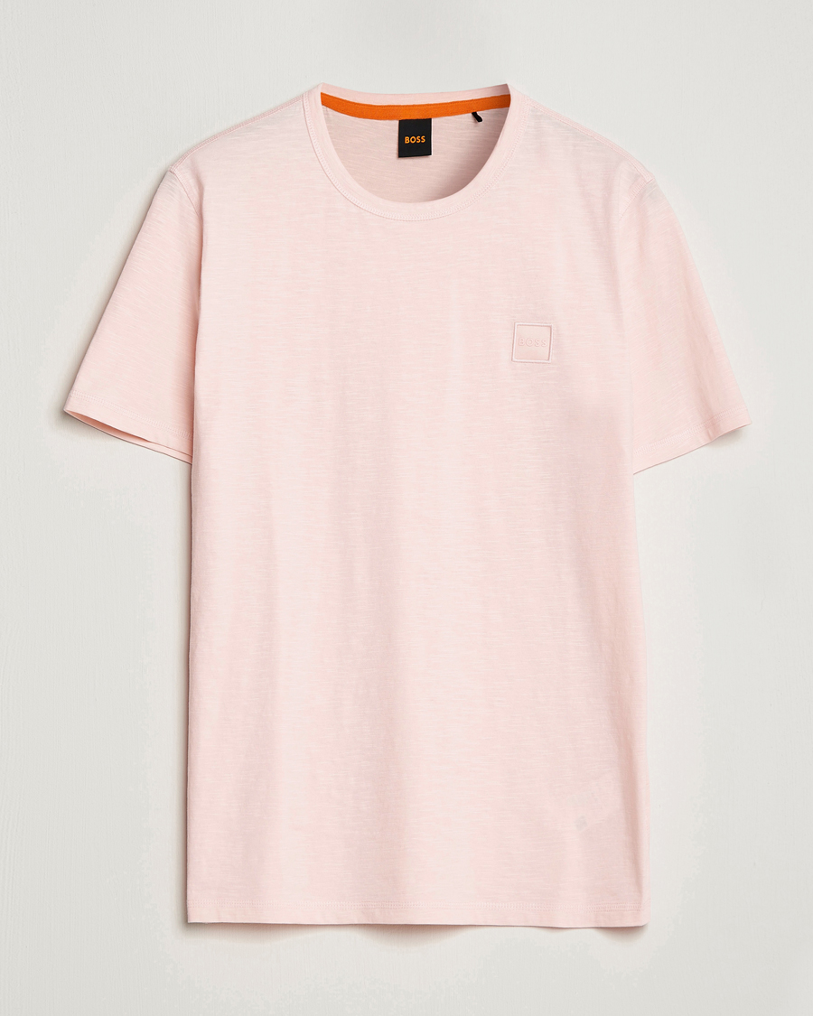 Mies | T-paidat | BOSS ORANGE | Tegood Slub Crew Neck T-Shirt Open Pink