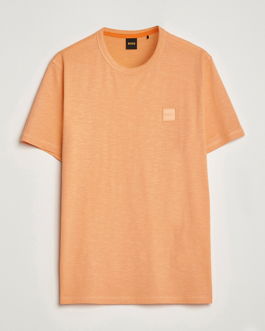 Mies | T-paidat | BOSS ORANGE | Tegood Slub Crew Neck T-Shirt Pastel Orange