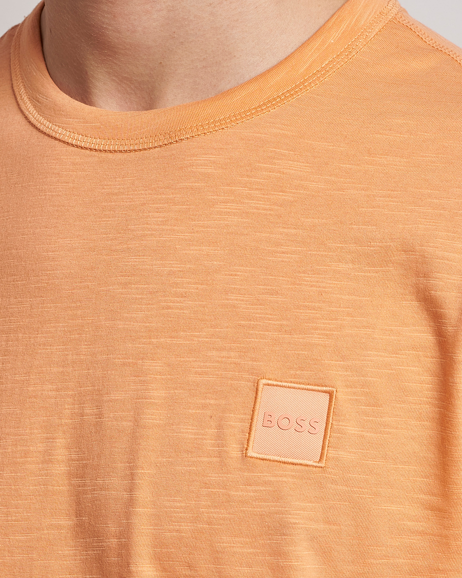 Mies | T-paidat | BOSS ORANGE | Tegood Slub Crew Neck T-Shirt Pastel Orange