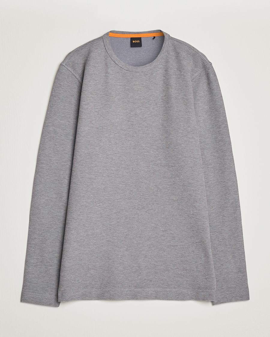 Mies | Puserot | BOSS ORANGE | Tempesto Sweater Light Grey