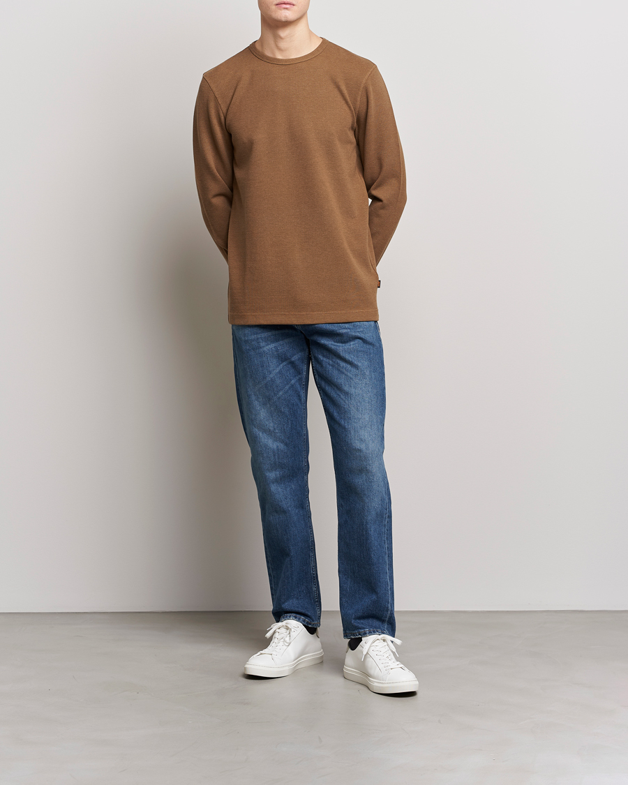 Mies | Puserot | BOSS ORANGE | Tempesto Sweater Open Beige