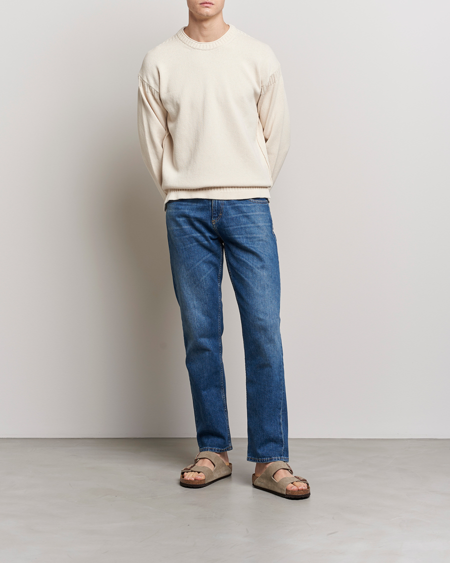 Mies | Puserot | BOSS ORANGE | Arcott Knitted Sweater Open White