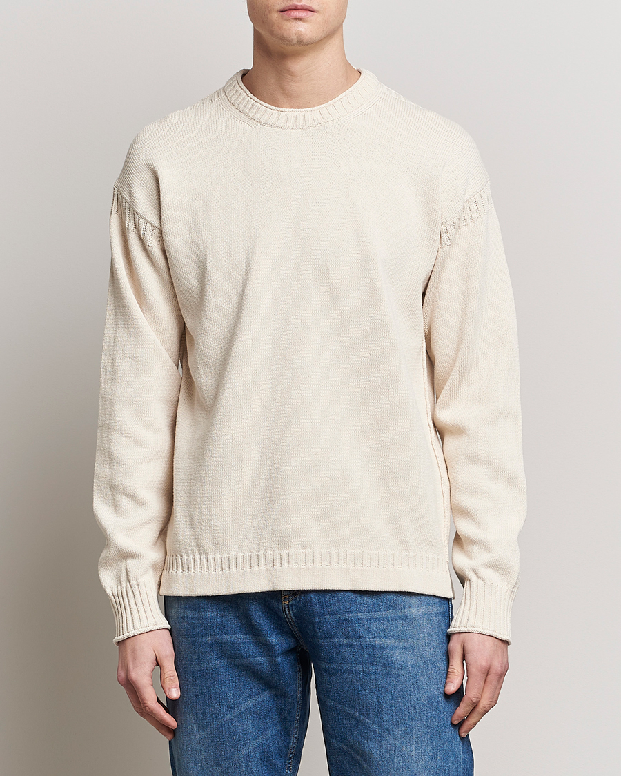 Mies | BOSS ORANGE | BOSS ORANGE | Arcott Knitted Sweater Open White