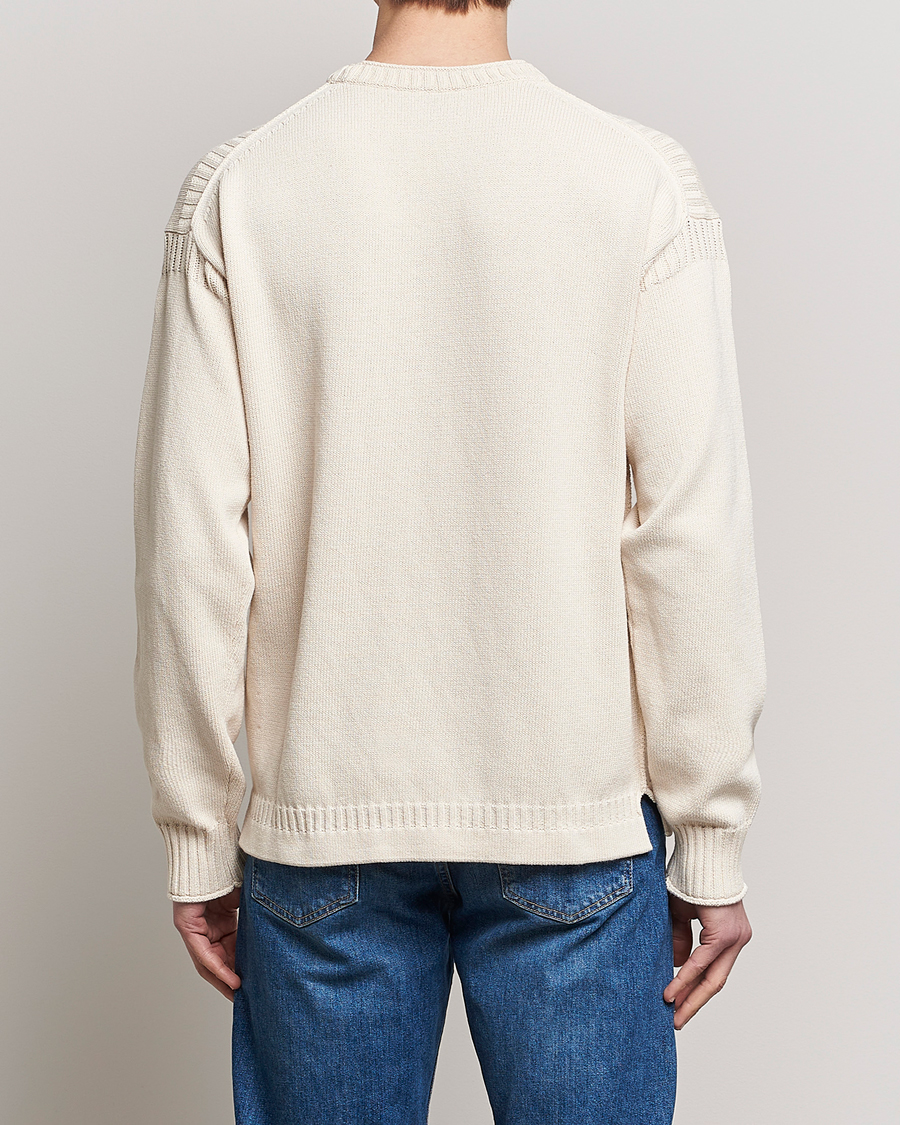 Mies | Puserot | BOSS ORANGE | Arcott Knitted Sweater Open White