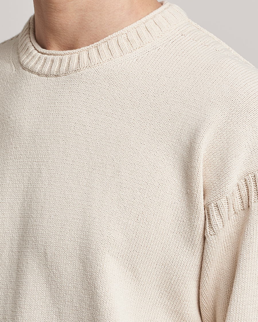 Mies | Puserot | BOSS ORANGE | Arcott Knitted Sweater Open White
