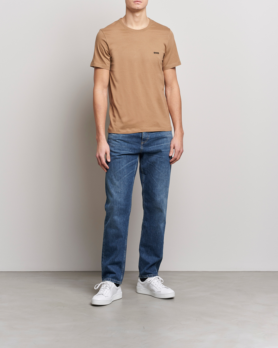 Mies | T-paidat | BOSS BLACK | 3-Pack Crew Neck T-Shirt Beige/White/Black