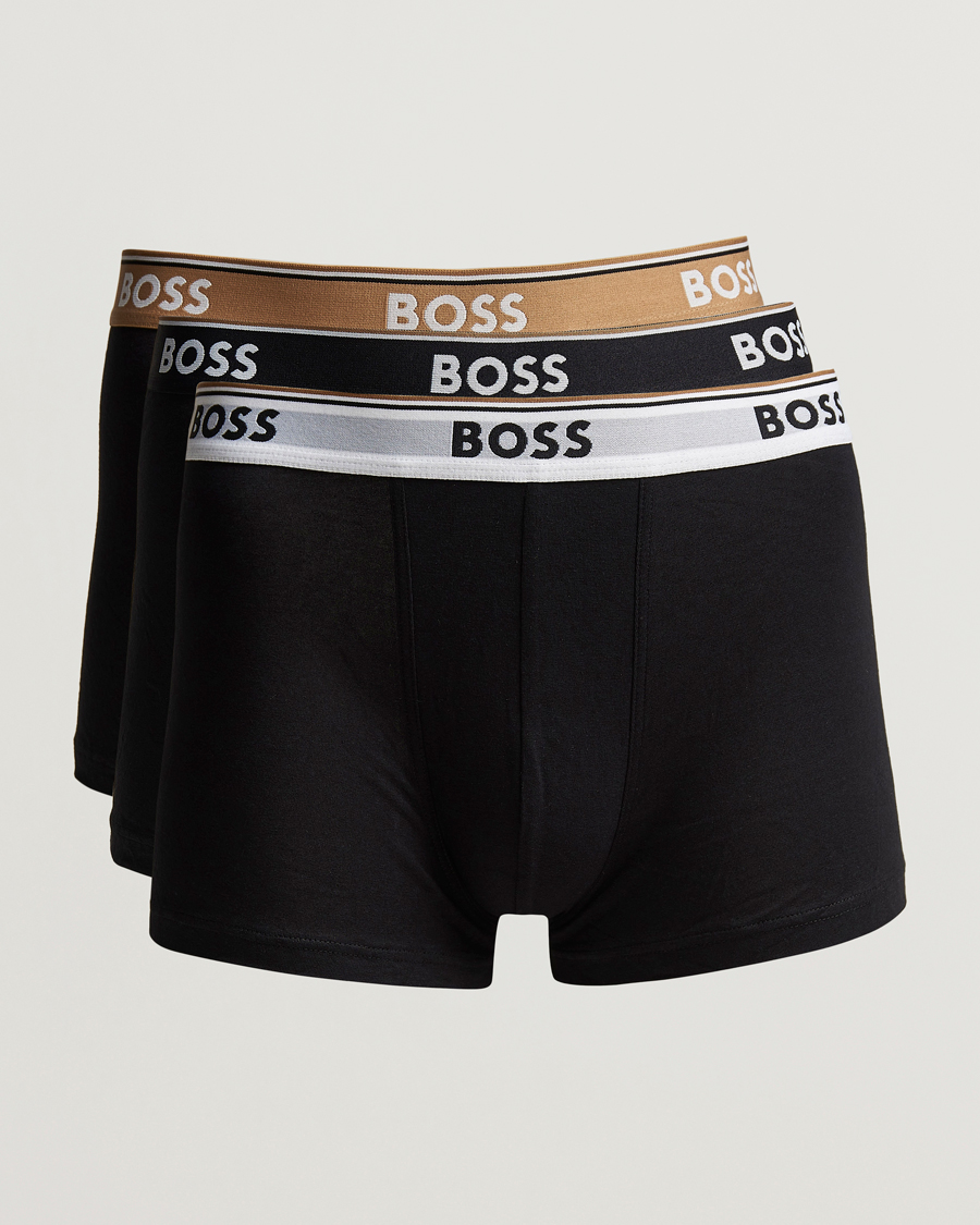 Mies | Alusvaatteet | BOSS BLACK | 3-Pack Trunk Boxer Black