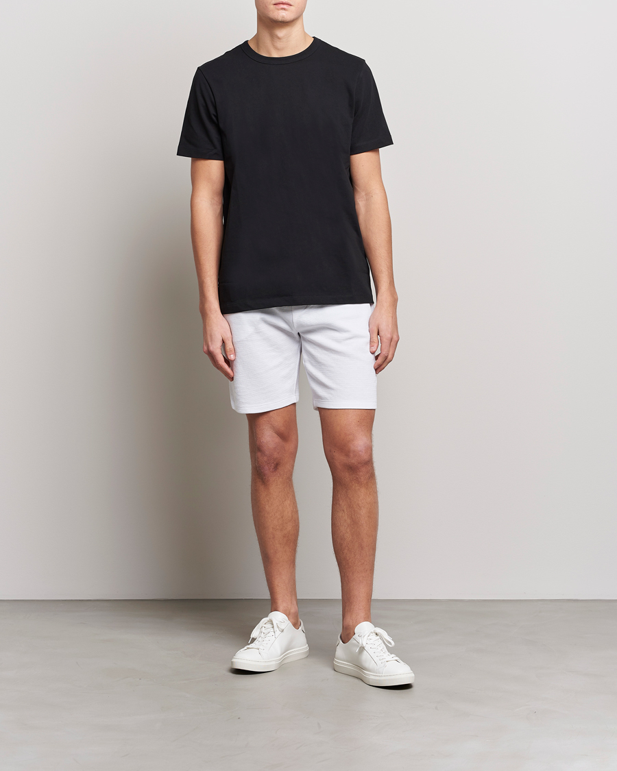 Mies | Shortsit | BOSS BLACK | Waffle Logo Shorts Open White