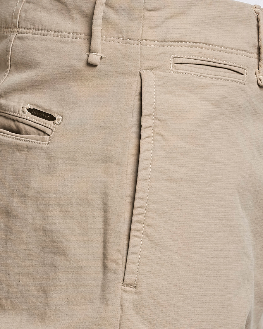 Mies | Housut | Incotex | Regular Fit Cotton Stretch Slacks Beige