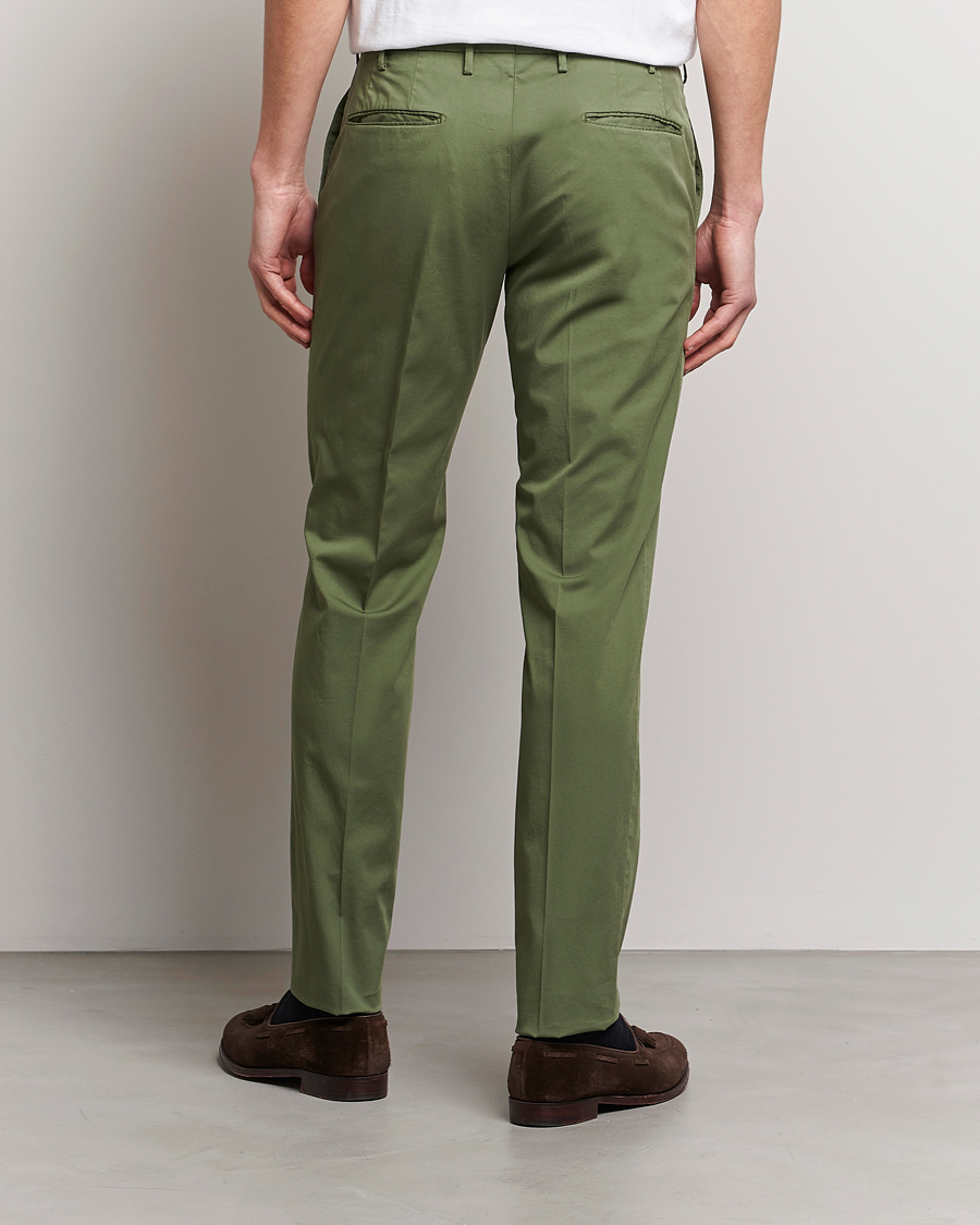 Mies | Housut | Incotex | Slim Fit Comfort Chinos Olive