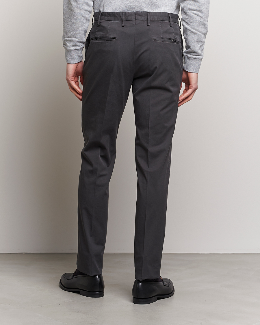 Mies | Housut | Incotex | Slim Fit Comfort Chinos Charcoal