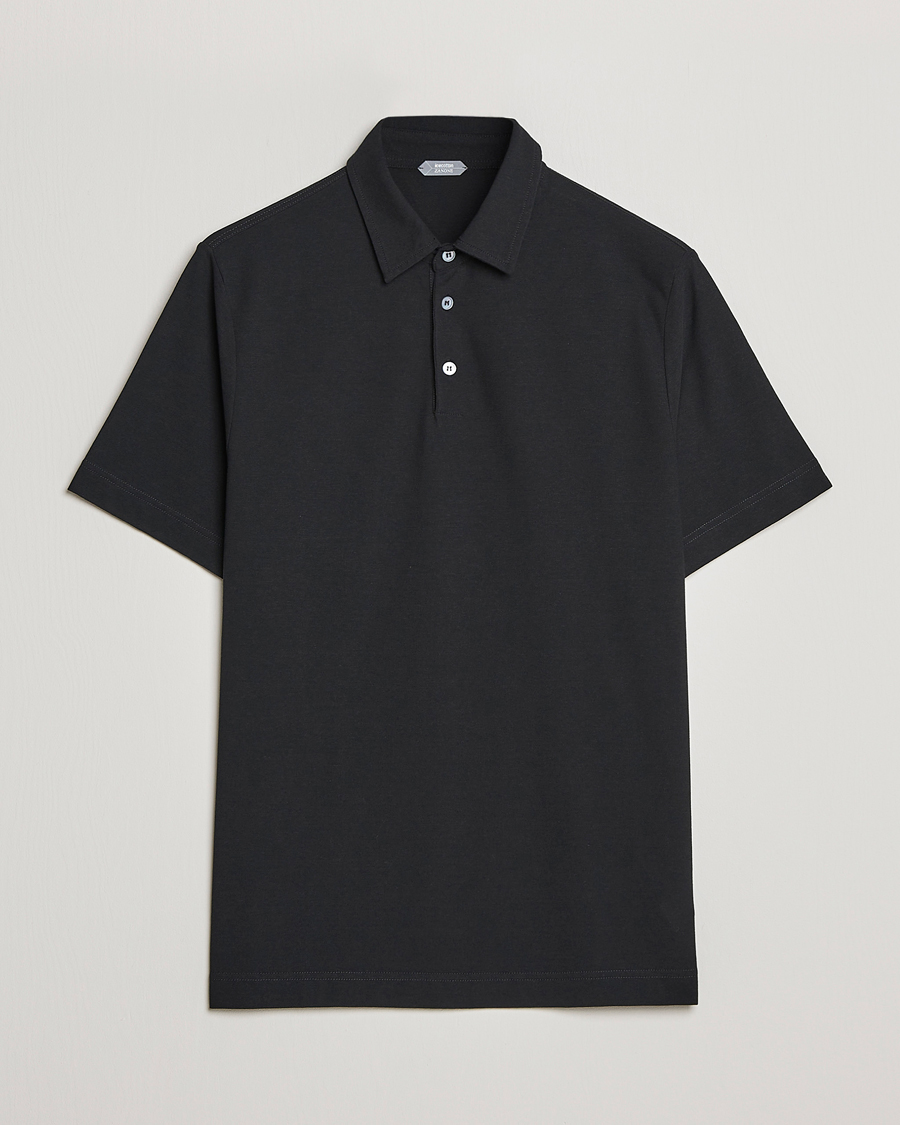Mies | Pikeet | Zanone | Ice Cotton Polo Black