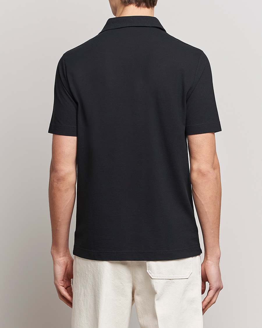 Mies | Pikeet | Zanone | Ice Cotton Polo Black