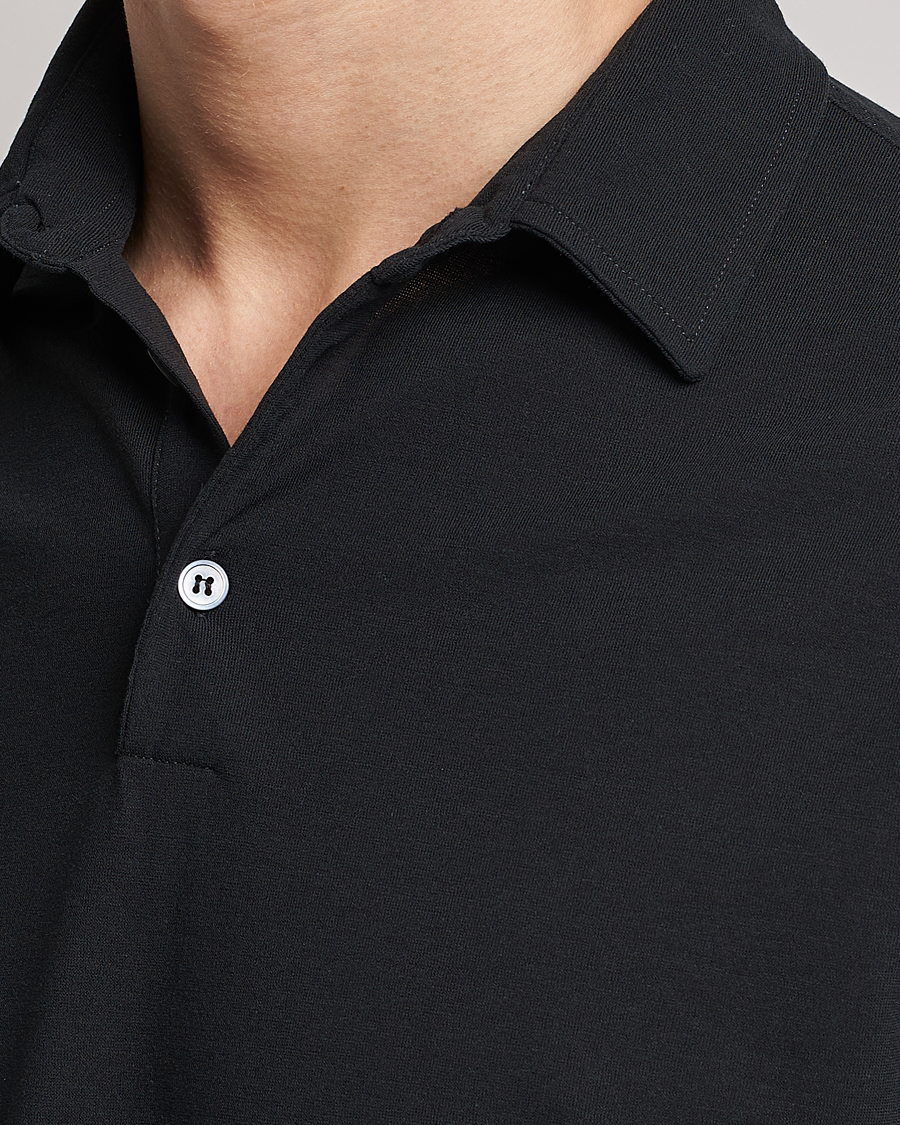 Mies | Pikeet | Zanone | Ice Cotton Polo Black
