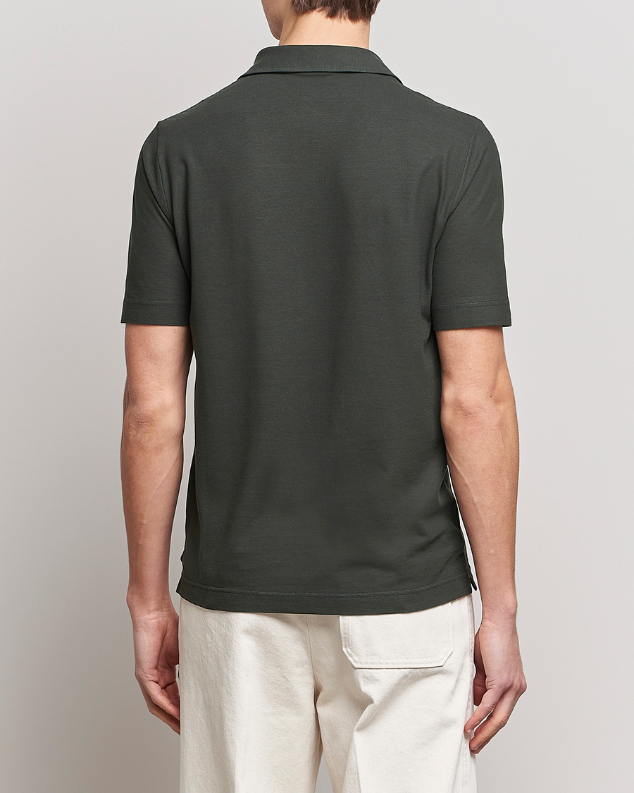 Mies | Pikeet | Zanone | Ice Cotton Polo Military