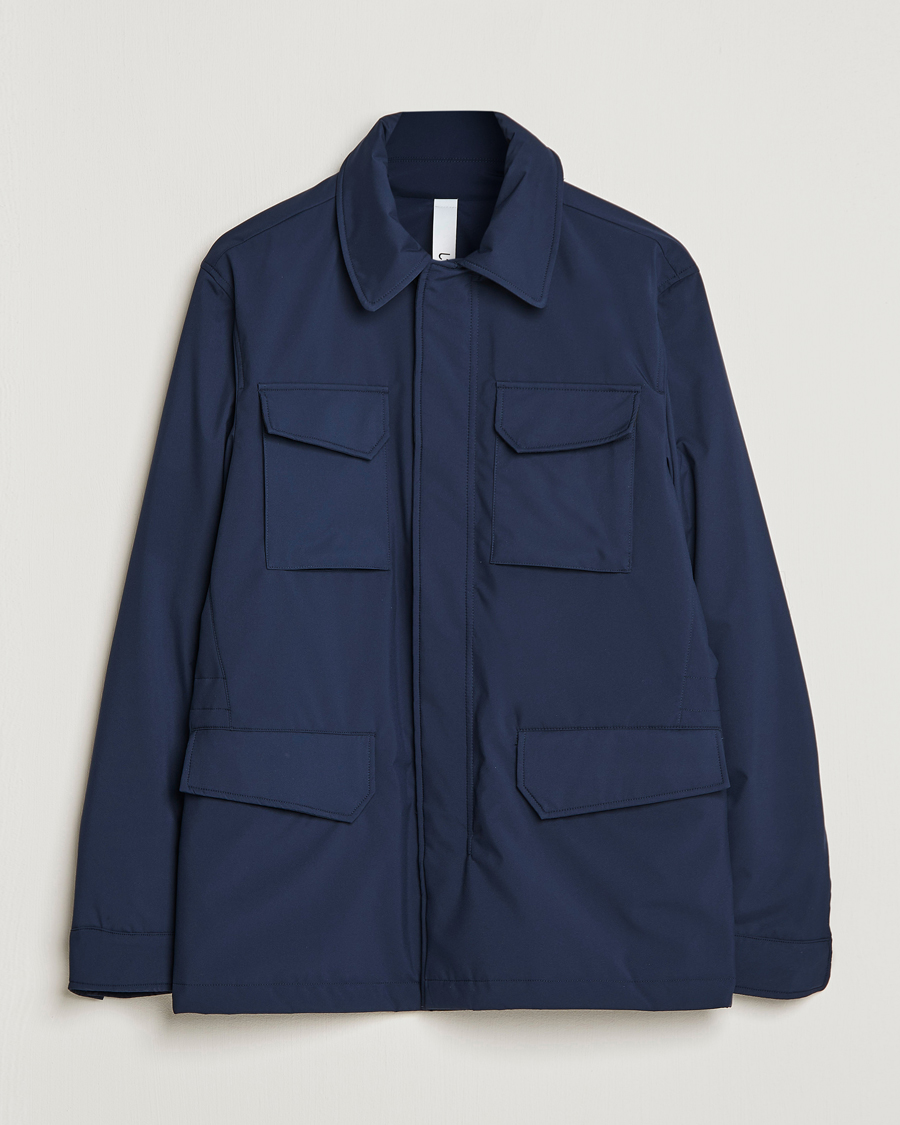Mies | Takit | Slowear | Nylon Field Jacket Navy