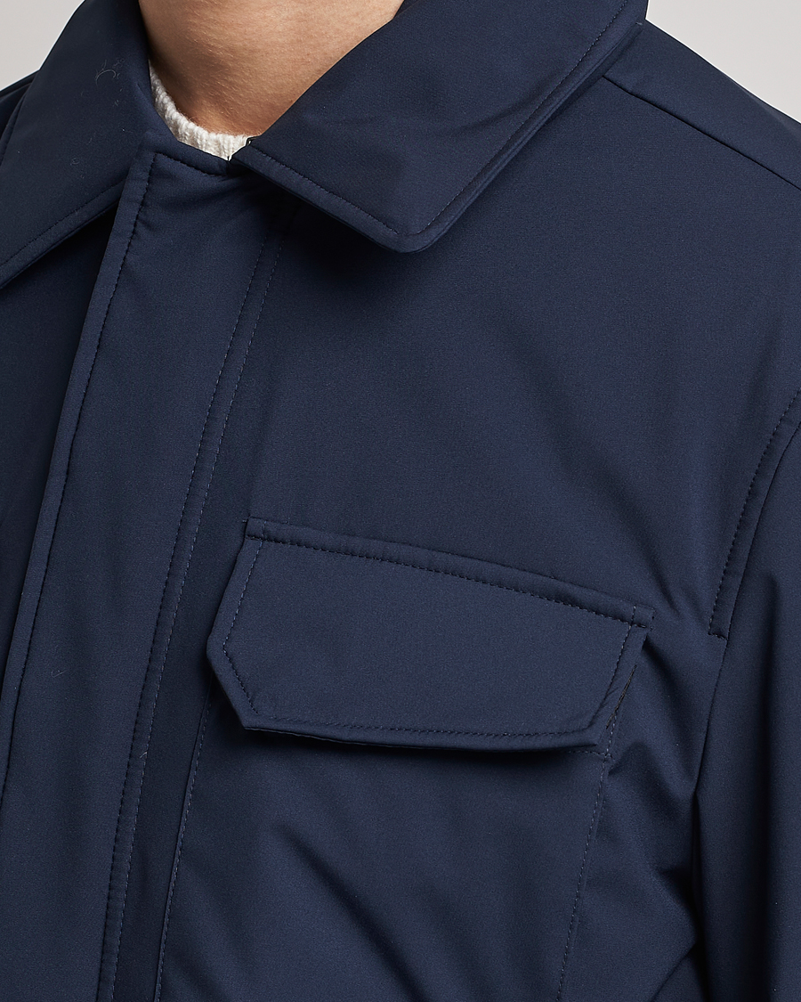 Mies | Takit | Slowear | Nylon Field Jacket Navy