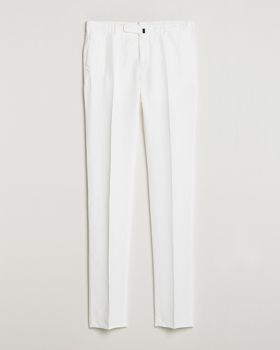 Mies | Housut | Incotex | Slim Fit Chinolino Trousers White
