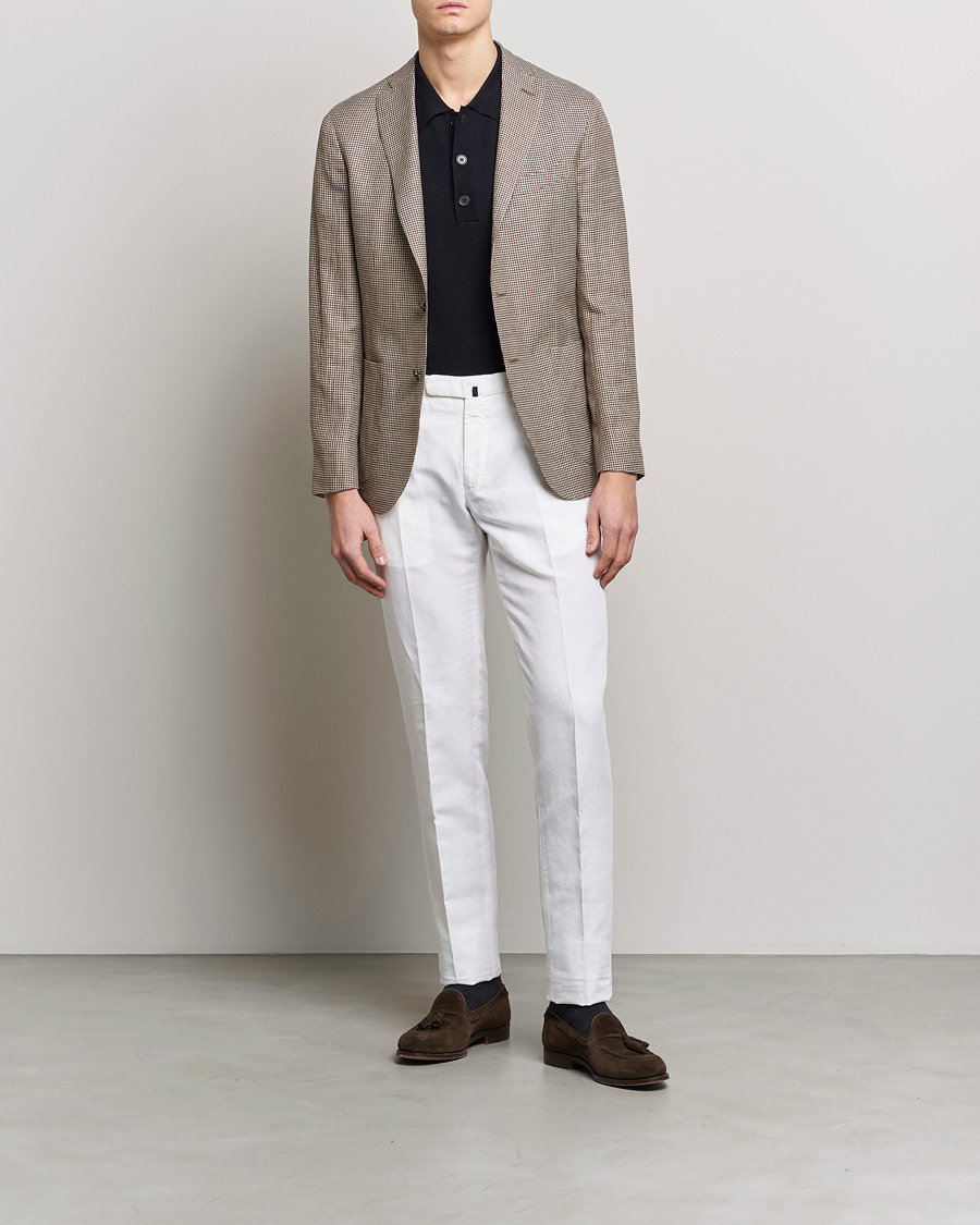 Mies | Housut | Incotex | Slim Fit Chinolino Trousers White