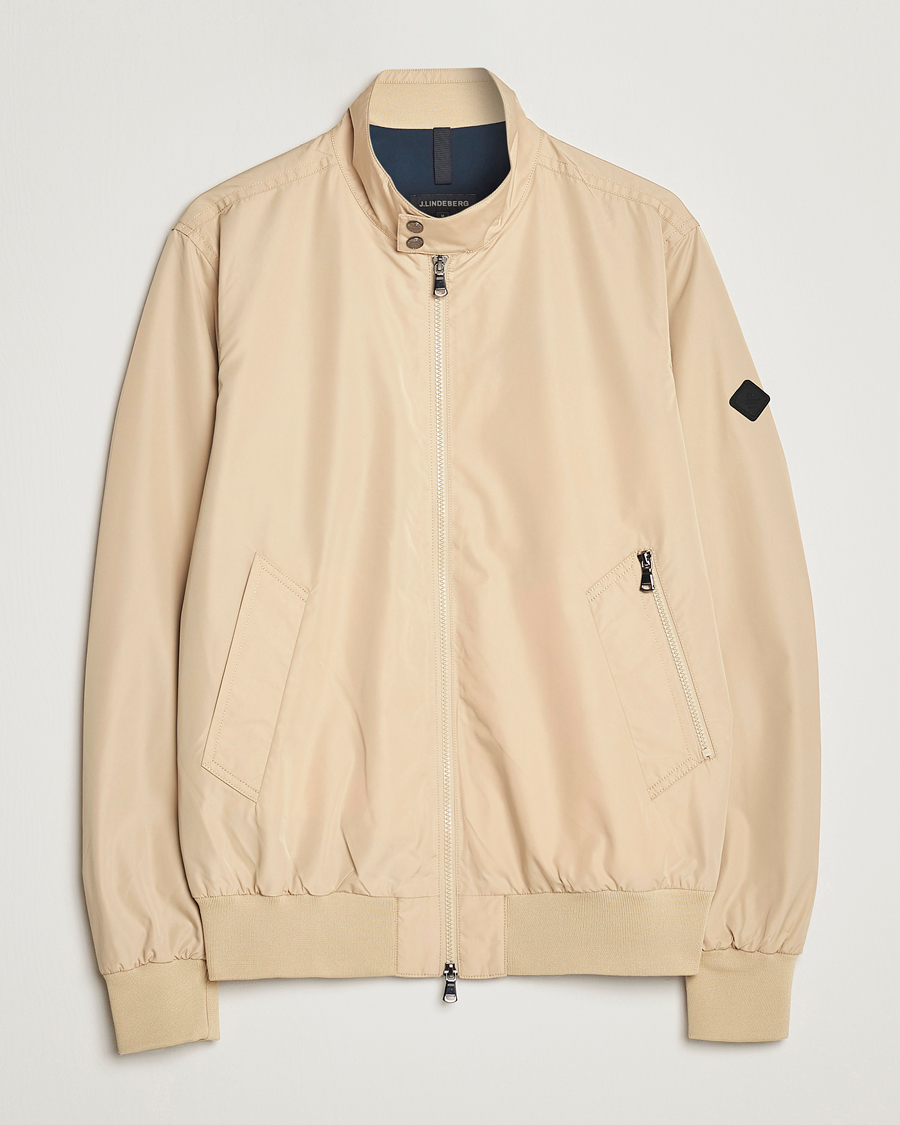 Mies | Takit | J.Lindeberg | Derek Poly Harrington Jacket Safari Beige
