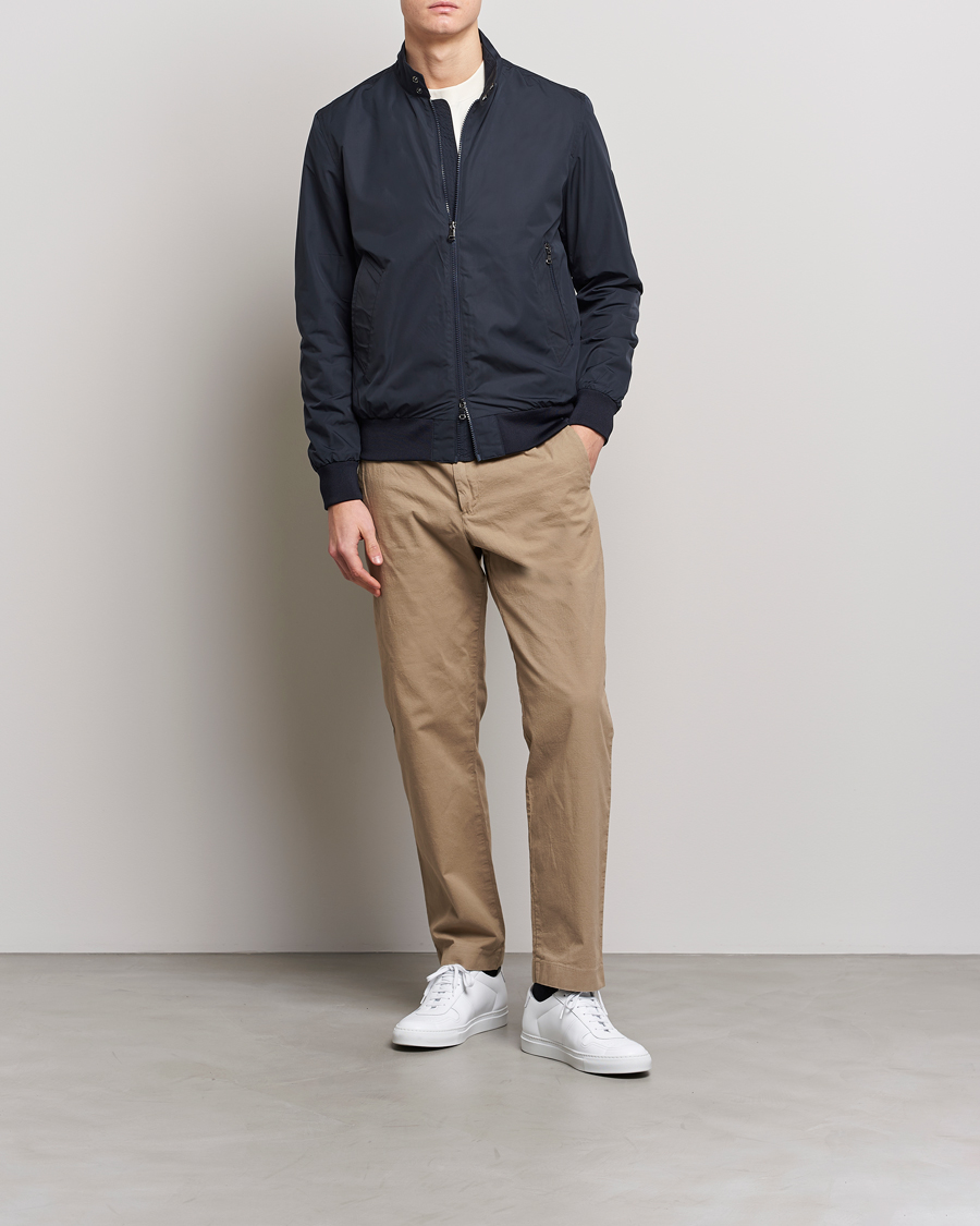 Mies | Takit | J.Lindeberg | Derek Poly Harrington Jacket Navy