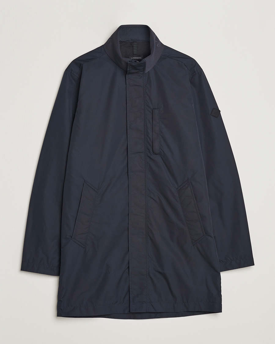Mies | Takit | J.Lindeberg | Terry Poly Coat Navy