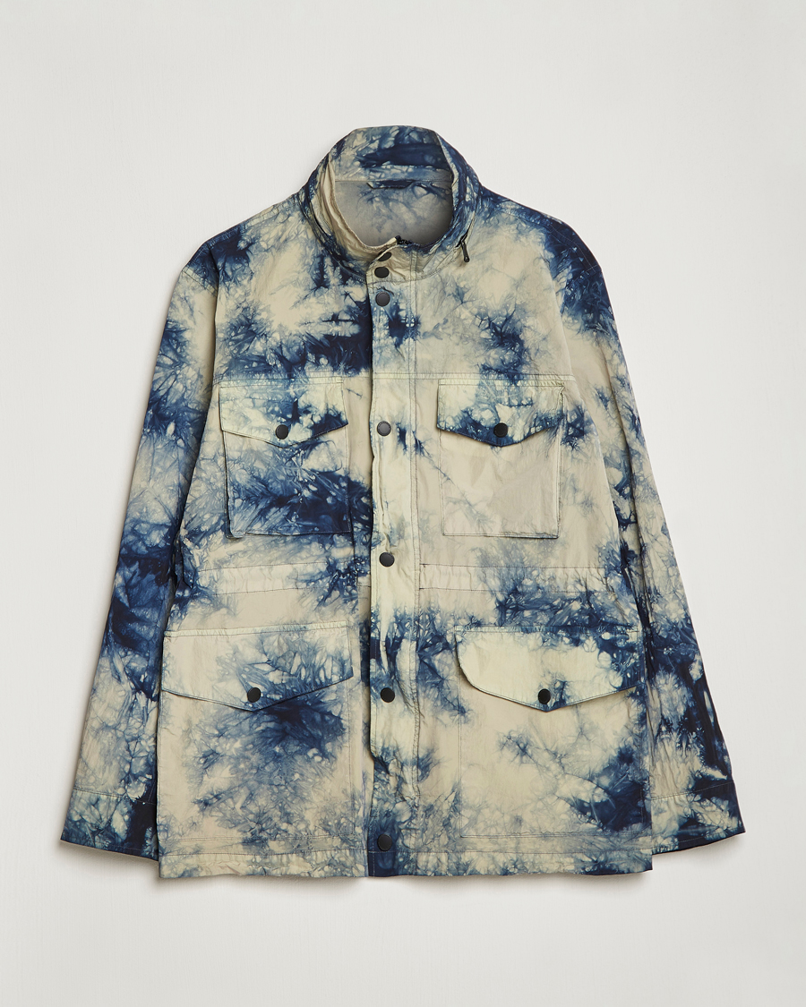 Mies | Takit | J.Lindeberg | Hayes Tie Dye Recycled Nylon Field Jacket Aloe