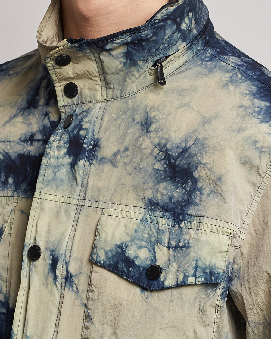 Mies | Takit | J.Lindeberg | Hayes Tie Dye Recycled Nylon Field Jacket Aloe