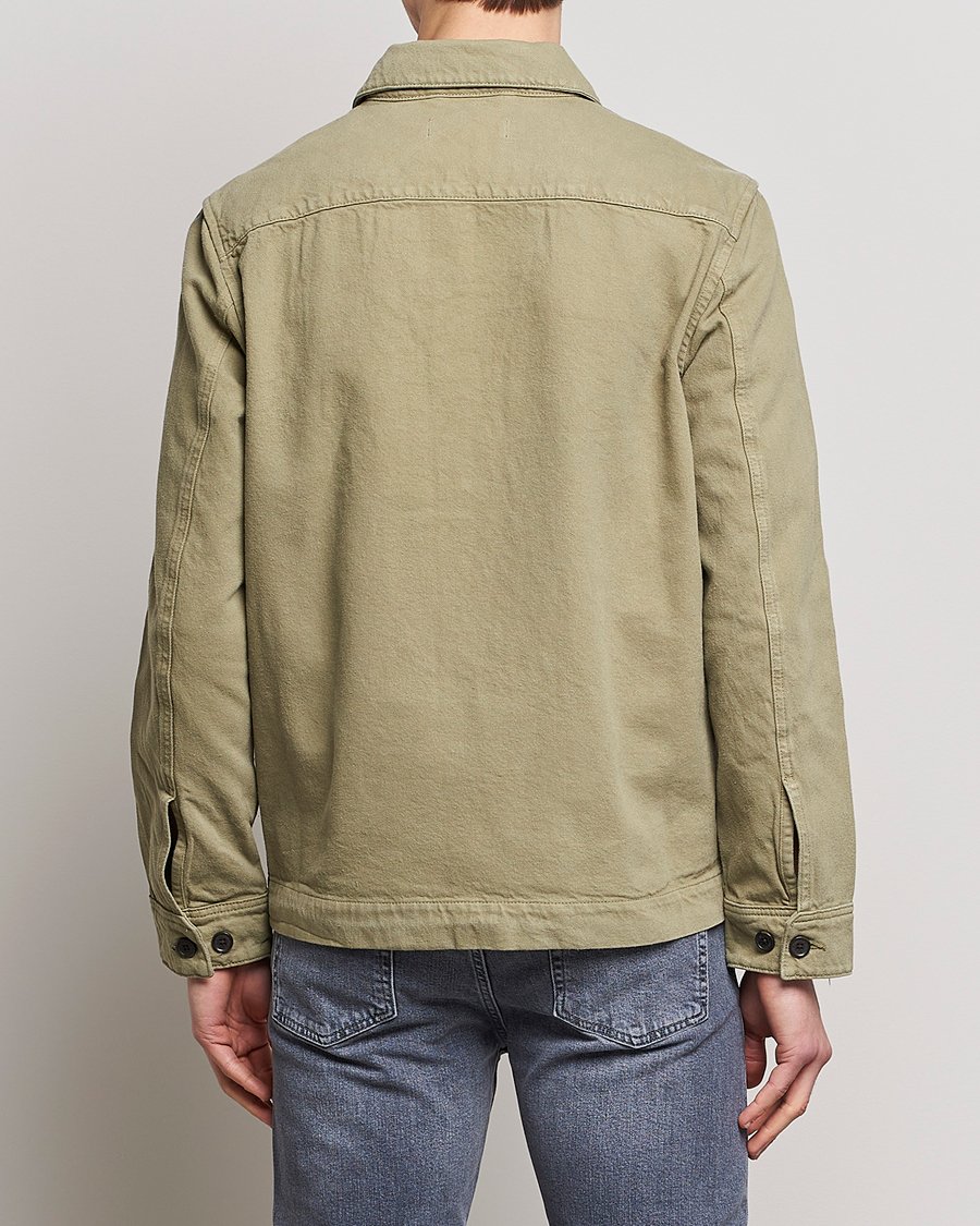 Mies | Kauluspaidat | J.Lindeberg | Lando Organic Twill Work Overshirt Aloe