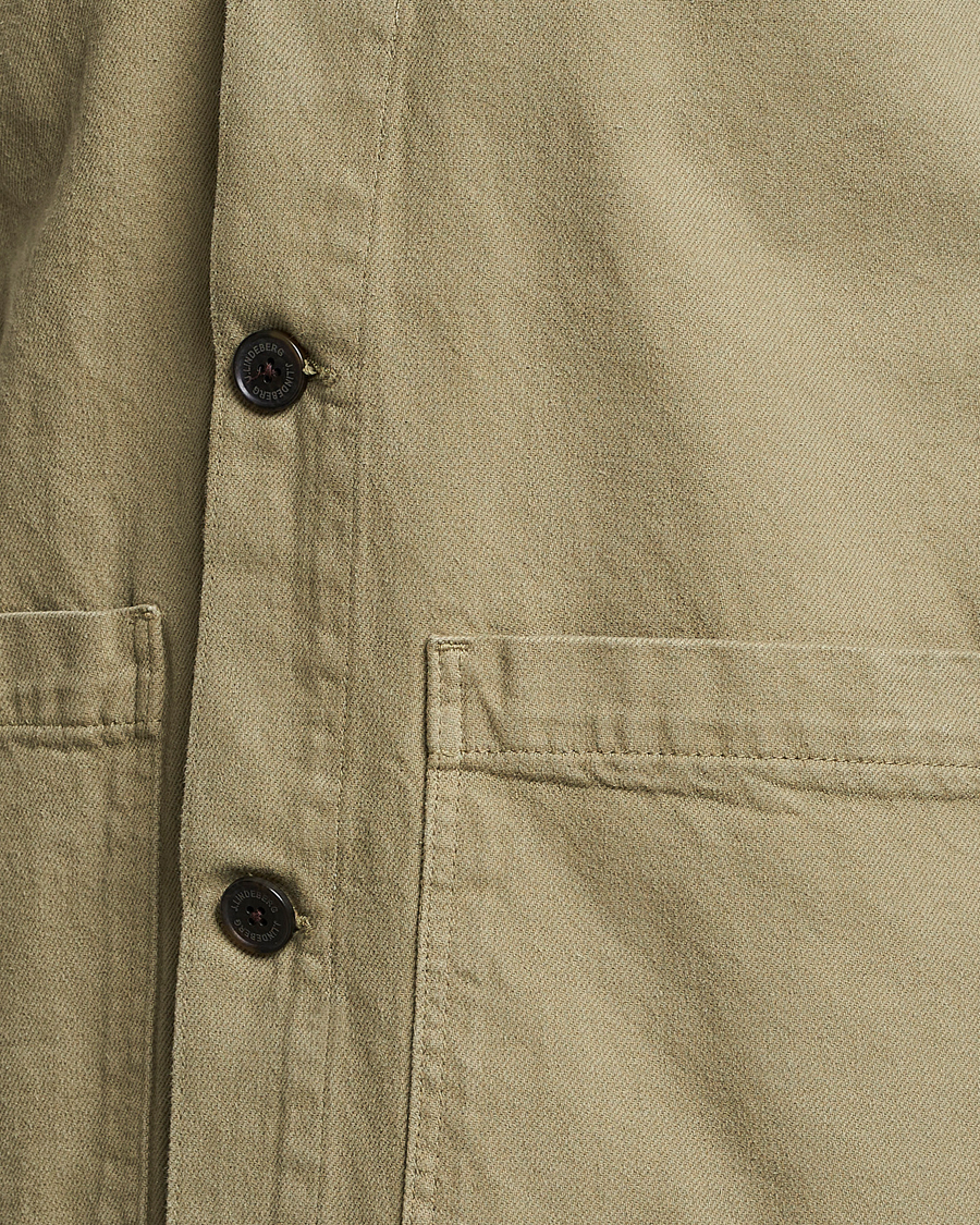 Mies | Kauluspaidat | J.Lindeberg | Lando Organic Twill Work Overshirt Aloe