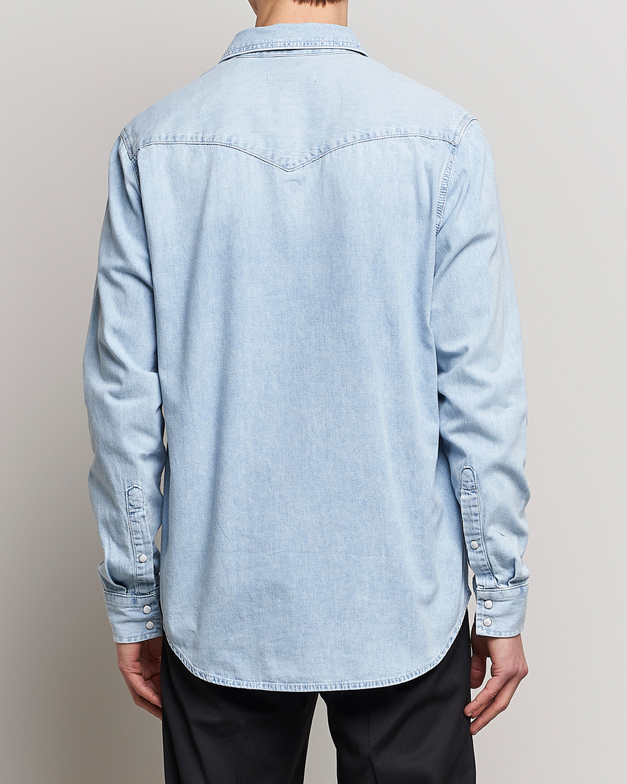 Mies | Kauluspaidat | J.Lindeberg | Carson Denim Shirt Light Blue