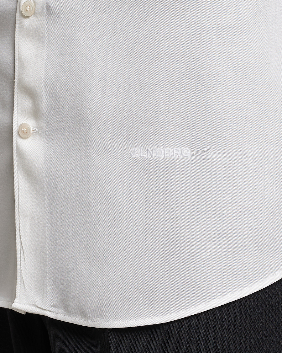 Mies | Kauluspaidat | J.Lindeberg | Slim Fit Comfort Tencel Shirt Cloud White
