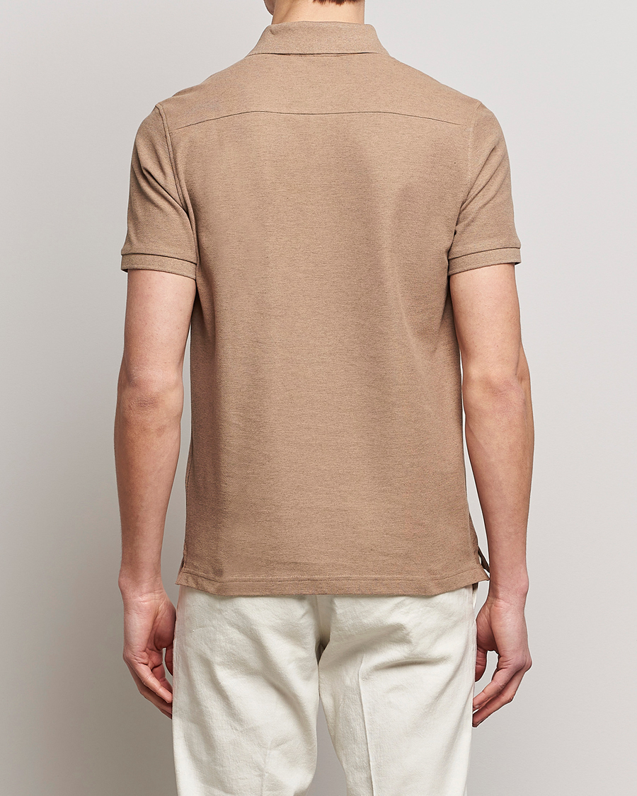 Mies | Pikeet | J.Lindeberg | Troy Clean Polo Tiger Brown Melange