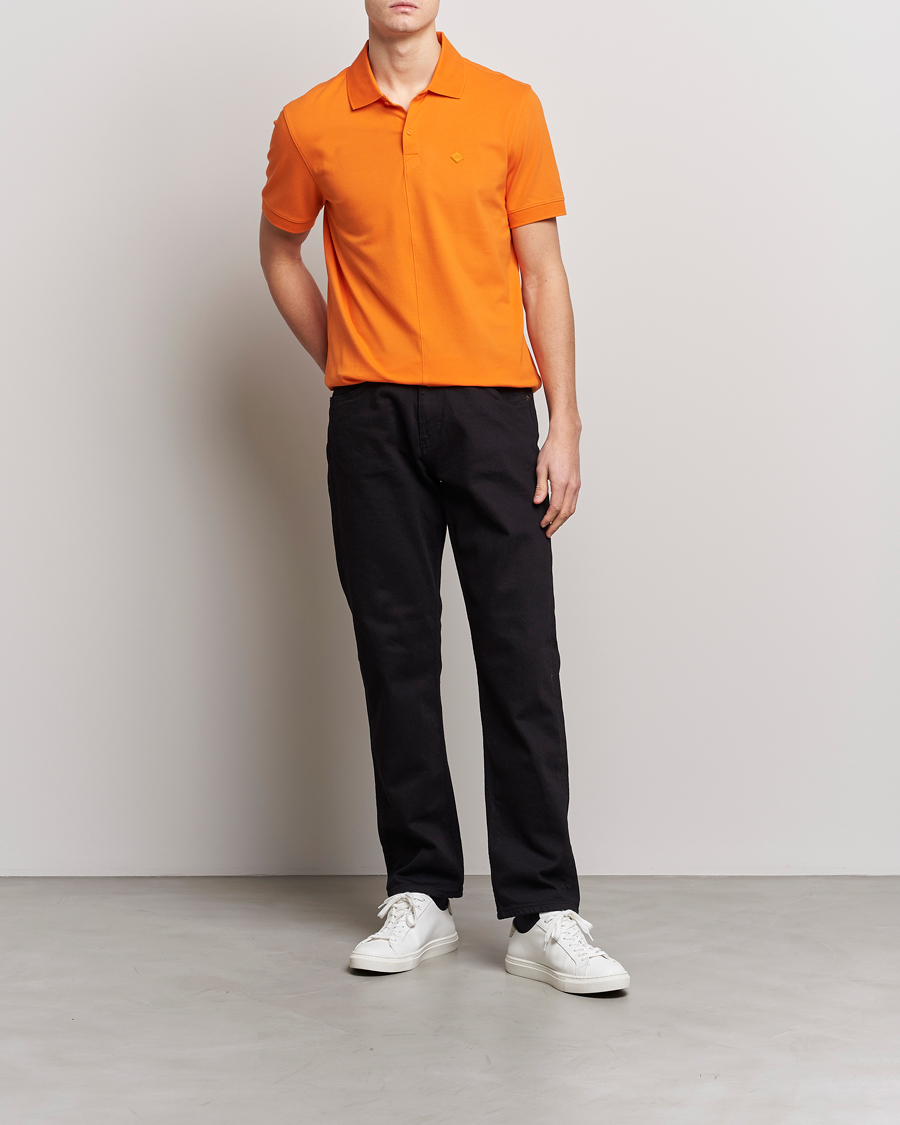 Mies | Pikeet | J.Lindeberg | Rubi Slim Fit Polo Russet Orange