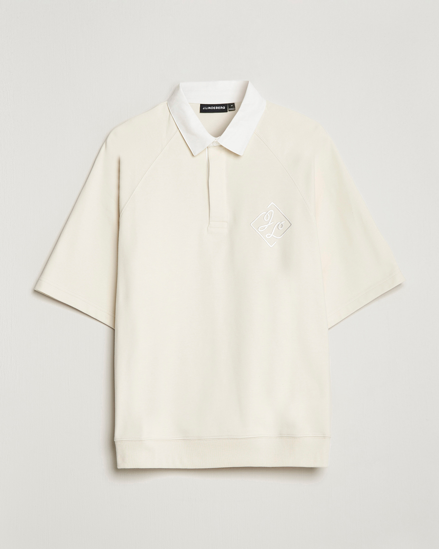 Mies | Pikeet | J.Lindeberg | Roman Short Sleeve Rugby Jersey Polo Turtledove