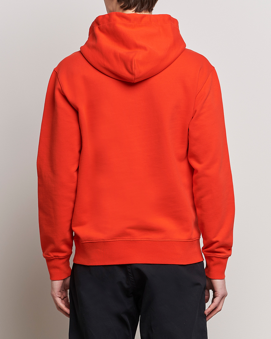 Mies | Puserot | J.Lindeberg | Chip Cotton Hoodie Fiery Red