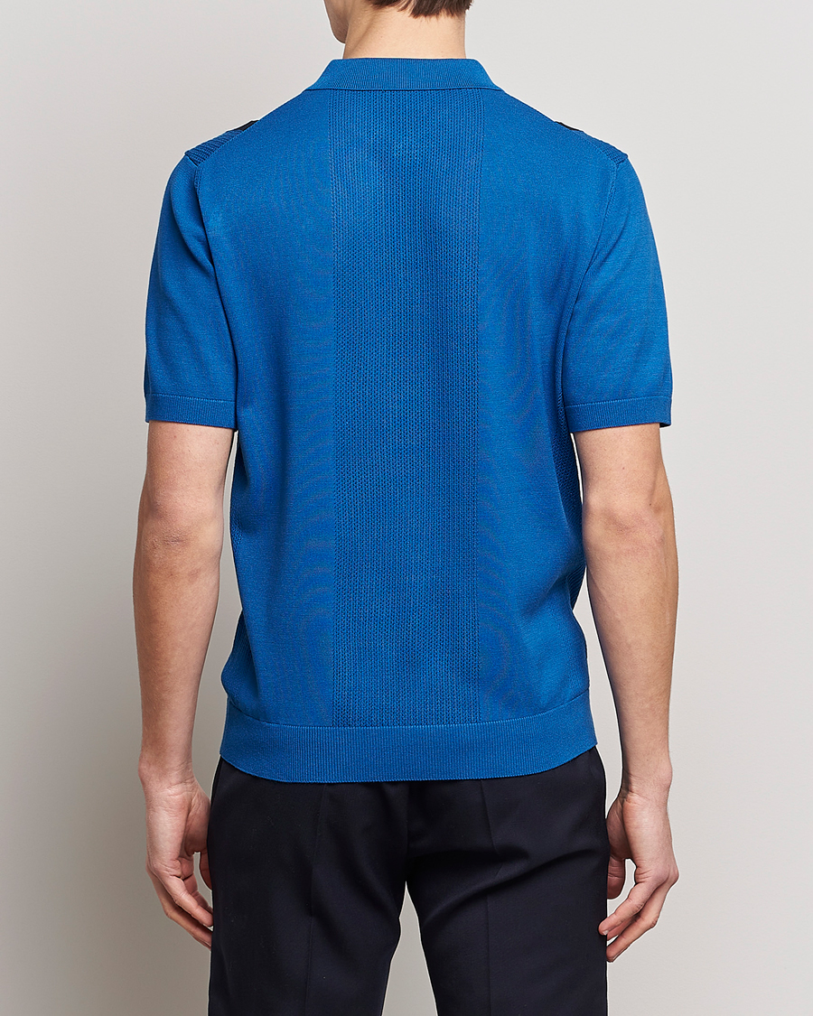 Mies | Pikeet | J.Lindeberg | Rey Stripe Knitted Polo Navy