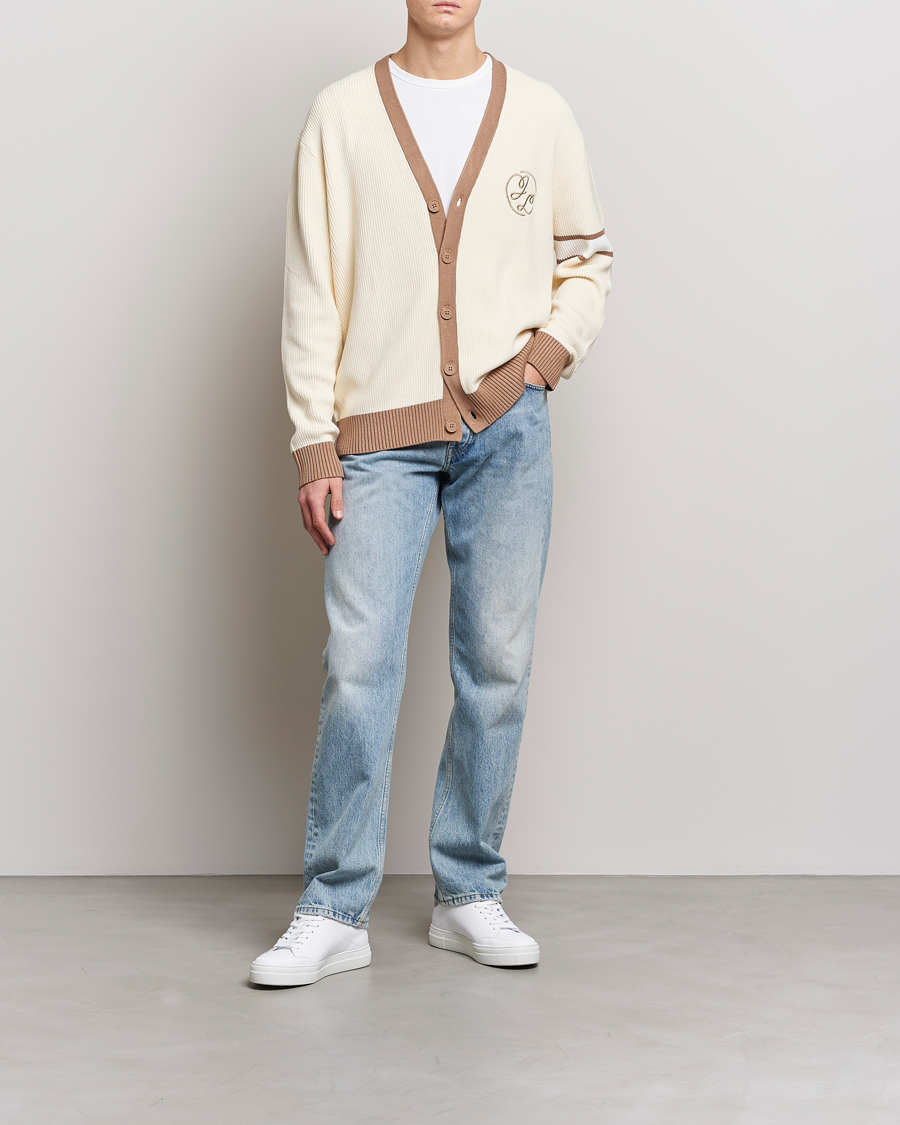 Mies | Puserot | J.Lindeberg | Gerard Jacquard Cardigan Turtledove