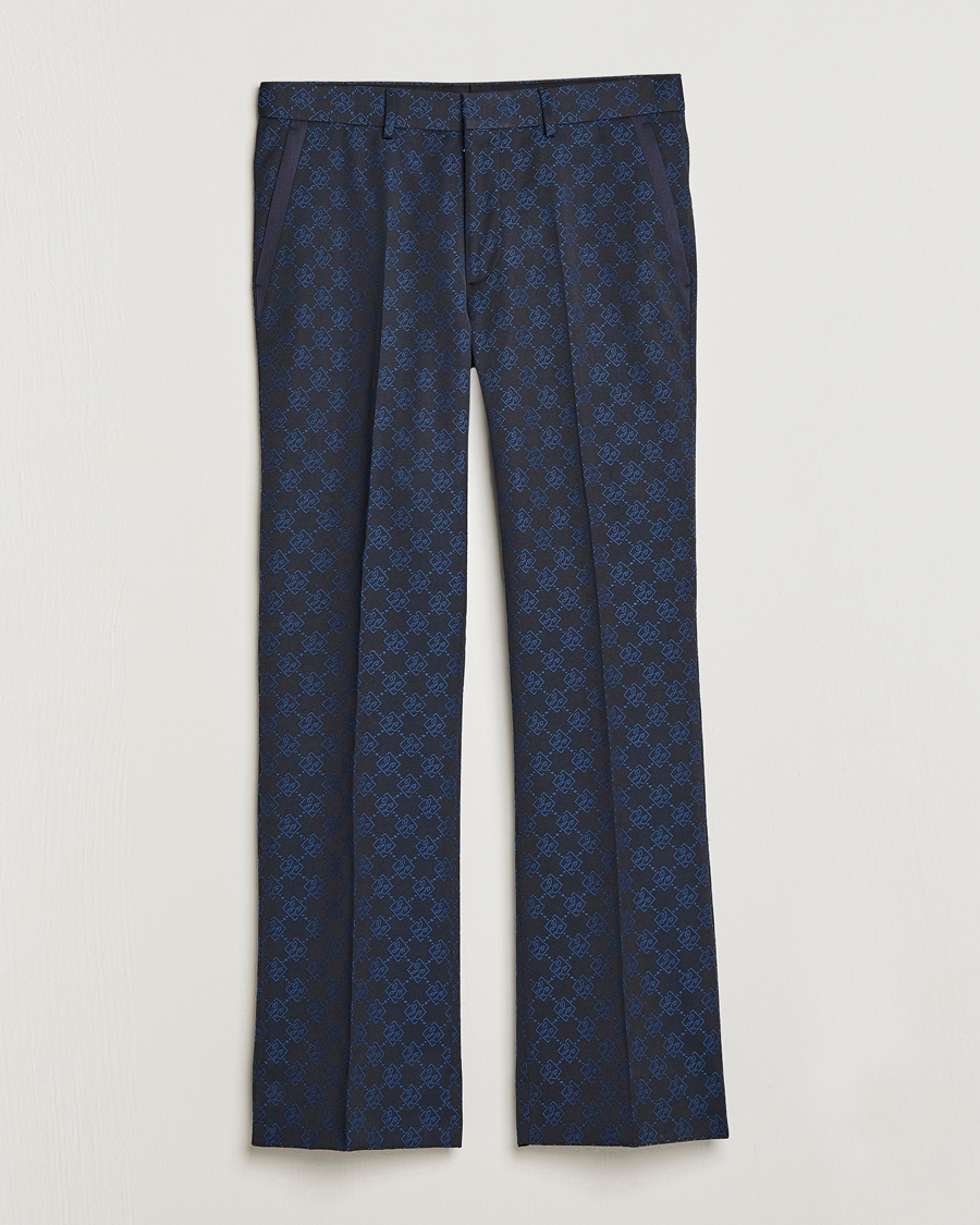 Mies | Housut | J.Lindeberg | Gomor JL Jacquard Trousers Navy