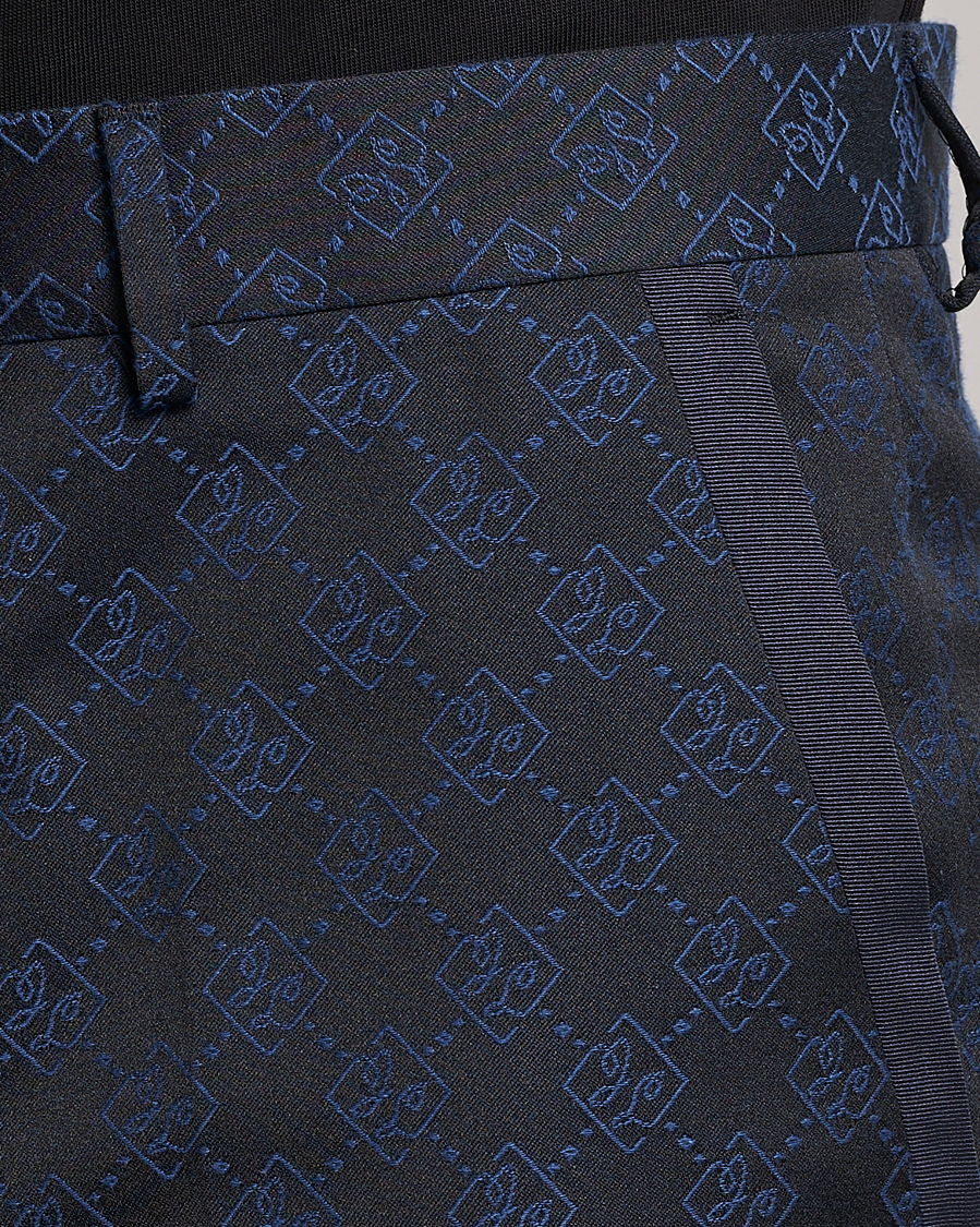 Mies | Housut | J.Lindeberg | Gomor JL Jacquard Trousers Navy