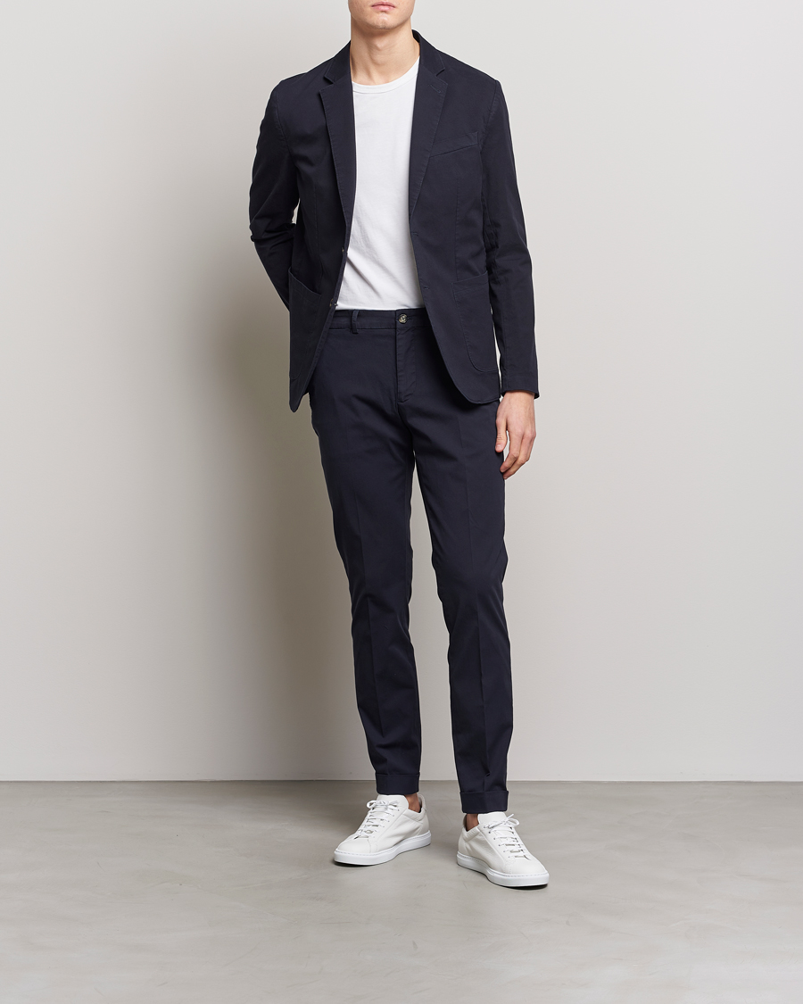 Mies | Housut | J.Lindeberg | Grant Cotton Garment Dye Pants Navy