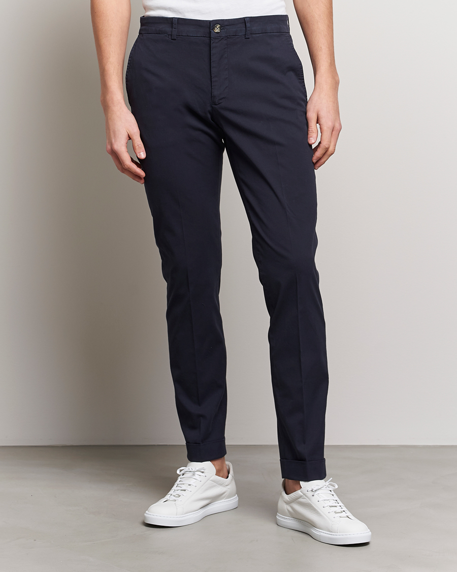 Mies | J.Lindeberg | J.Lindeberg | Grant Cotton Garment Dye Pants Navy