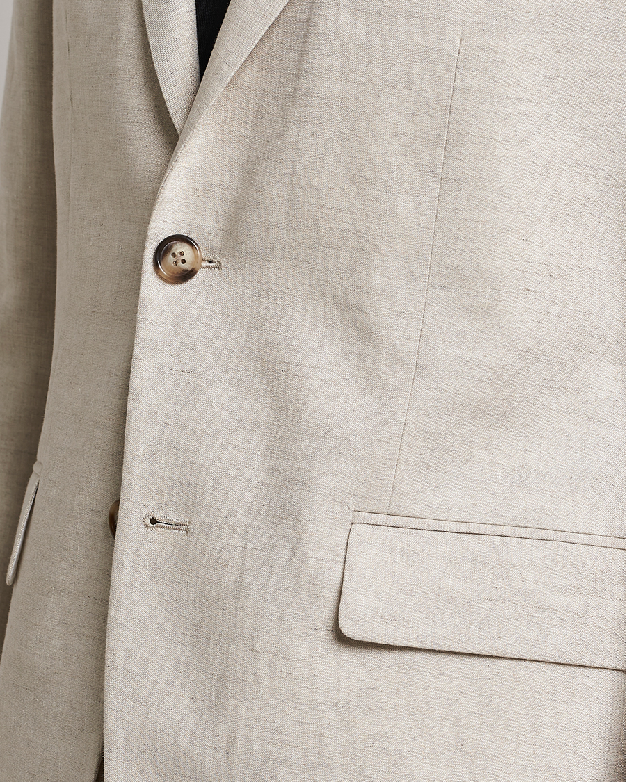 Mies | Pikkutakit | J.Lindeberg | Hopper Super Linen Blazer Safari Beige