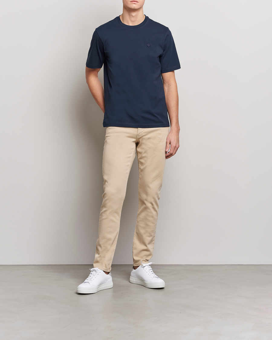 Mies | Housut | J.Lindeberg | Jay Solid Stretch 5-Pocket Trousers Safari Beige