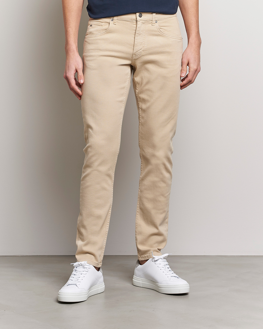 Mies |  | J.Lindeberg | Jay Solid Stretch 5-Pocket Trousers Safari Beige